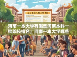 河南一本大学有哪些河南本科一批院校排名；河南一本大学哪些专业