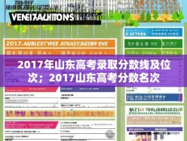 2017年山东高考录取分数线及位次；2017山东高考分数名次
