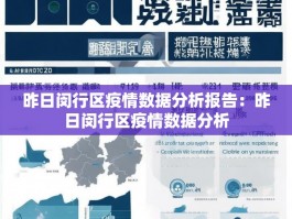 昨日闵行区疫情数据分析报告：昨日闵行区疫情数据分析