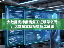 大数据支持疫情复工证明怎么写：大数据支持疫情复工证明