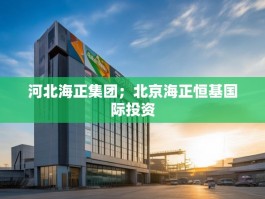 河北海正集团；北京海正恒基国际投资