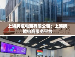 上海跨境电商有限公司；上海跨境电商服务平台