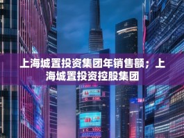 上海城置投资集团年销售额；上海城置投资控股集团