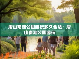 唐山南湖公园游玩多久合适；唐山南湖公园游玩