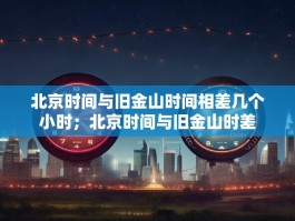 北京时间与旧金山时间相差几个小时；北京时间与旧金山时差