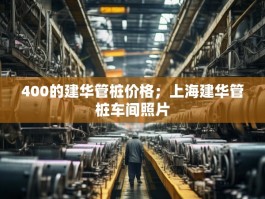 400的建华管桩价格；上海建华管桩车间照片