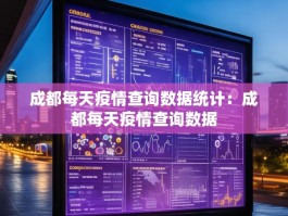 成都每天疫情查询数据统计：成都每天疫情查询数据