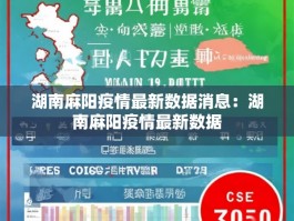 湖南麻阳疫情最新数据消息：湖南麻阳疫情最新数据