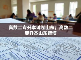 高数二专升本试卷山东；高数二专升本山东智博