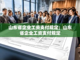 山东省企业工资支付规定；山东省企业工资支付规定