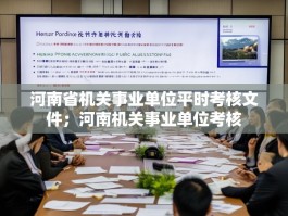 河南省机关事业单位平时考核文件；河南机关事业单位考核