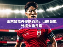 山东鲁能外援队百科；山东鲁能外援大鱼是谁