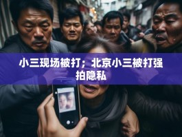 小三现场被打；北京小三被打强拍隐私
