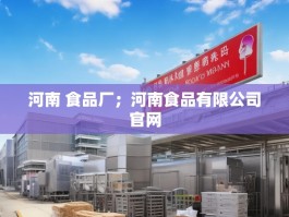 河南 食品厂；河南食品有限公司官网