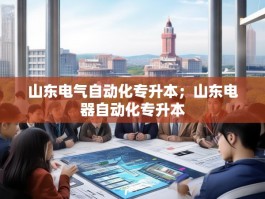 山东电气自动化专升本；山东电器自动化专升本