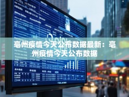 亳州疫情今天公布数据最新：亳州疫情今天公布数据
