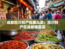 成都四川特产在哪儿买；四川特产在成都哪里买
