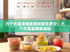 六个月宝宝辅食添加量是多少；六个月宝宝辅食添加
