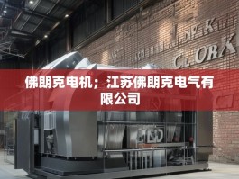 佛朗克电机；江苏佛朗克电气有限公司