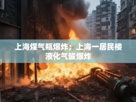 上海煤气瓶爆炸；上海一居民楼液化气罐爆炸