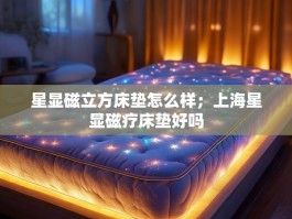 星显磁立方床垫怎么样；上海星显磁疗床垫好吗