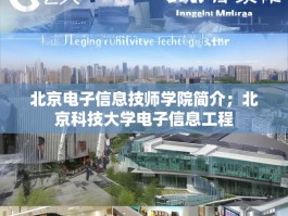 北京电子信息技师学院简介；北京科技大学电子信息工程