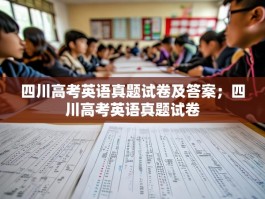 四川高考英语真题试卷及答案；四川高考英语真题试卷