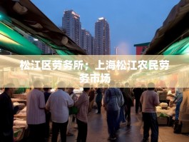 松江区劳务所；上海松江农民劳务市场