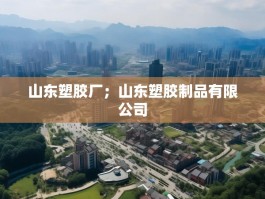 山东塑胶厂；山东塑胶制品有限公司