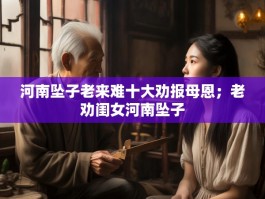 河南坠子老来难十大劝报母恩；老劝闺女河南坠子