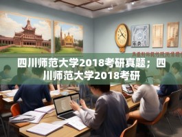 四川师范大学2018考研真题；四川师范大学2018考研