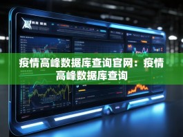 疫情高峰数据库查询官网：疫情高峰数据库查询