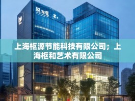 上海枢源节能科技有限公司；上海枢和艺术有限公司