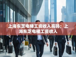 上海东芝电梯工资收入高吗；上海东芝电梯工资收入