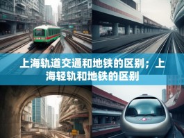 上海轨道交通和地铁的区别；上海轻轨和地铁的区别